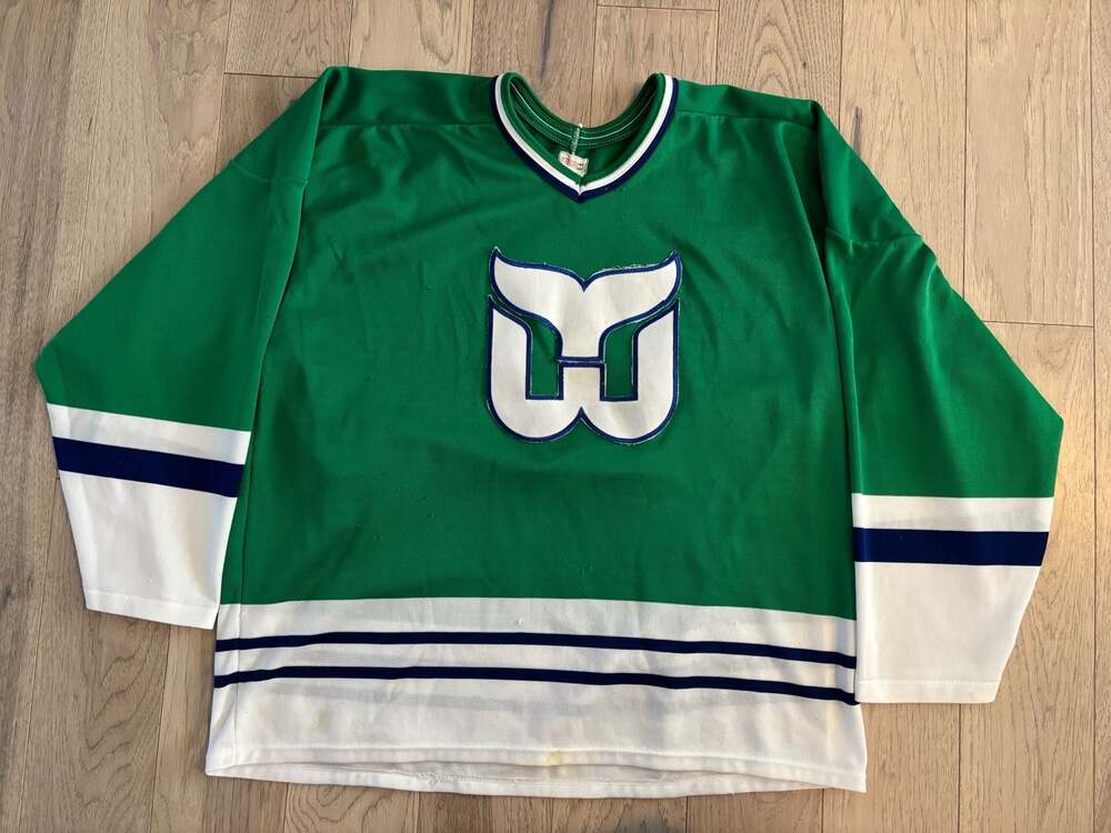 Vintage CCM Maska Hartford Whalers NHL Hockey Jersey Size XL